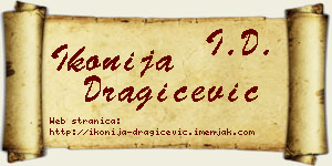 Ikonija Dragičević vizit kartica
